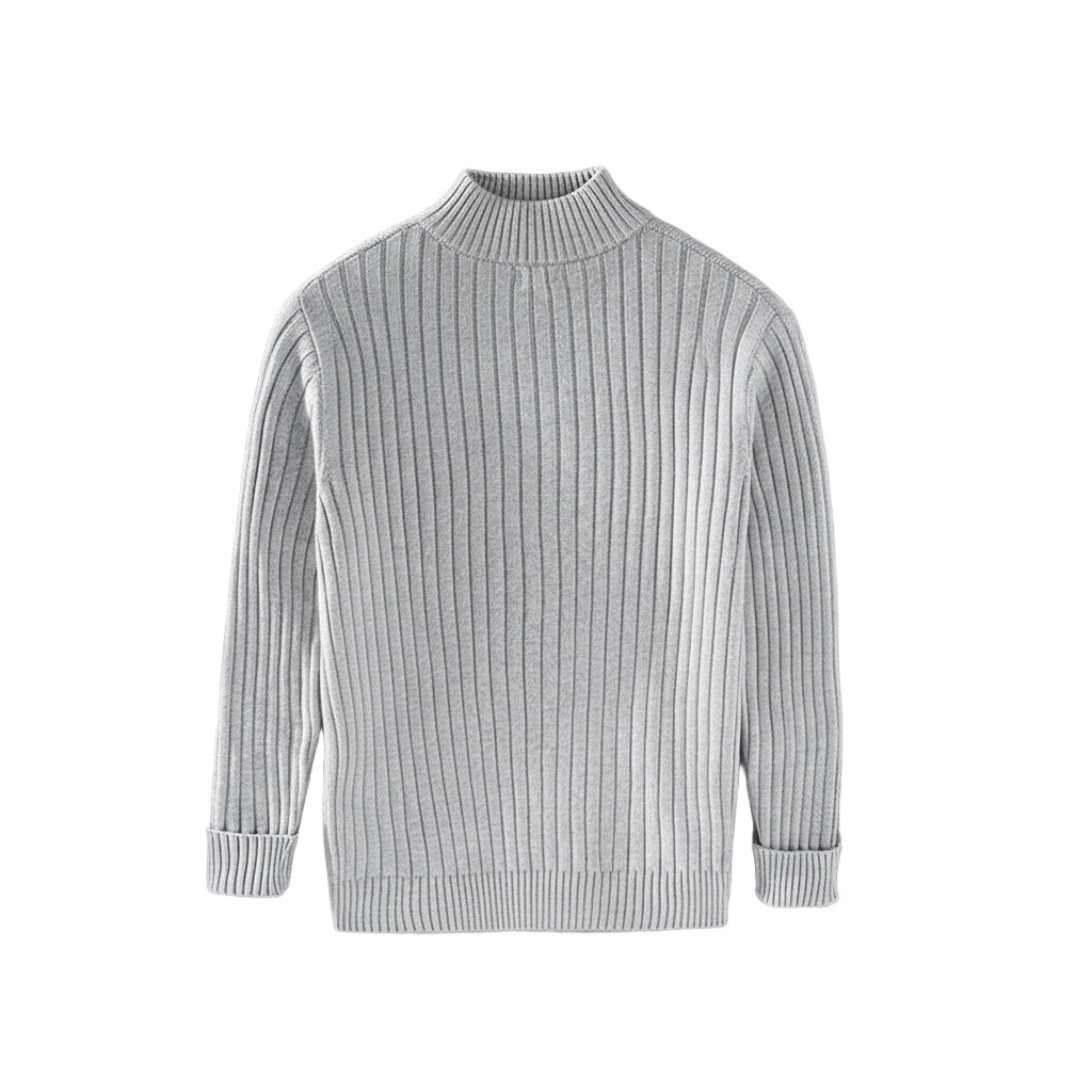 Soren Zipped Sweater | Noir Essence Collection