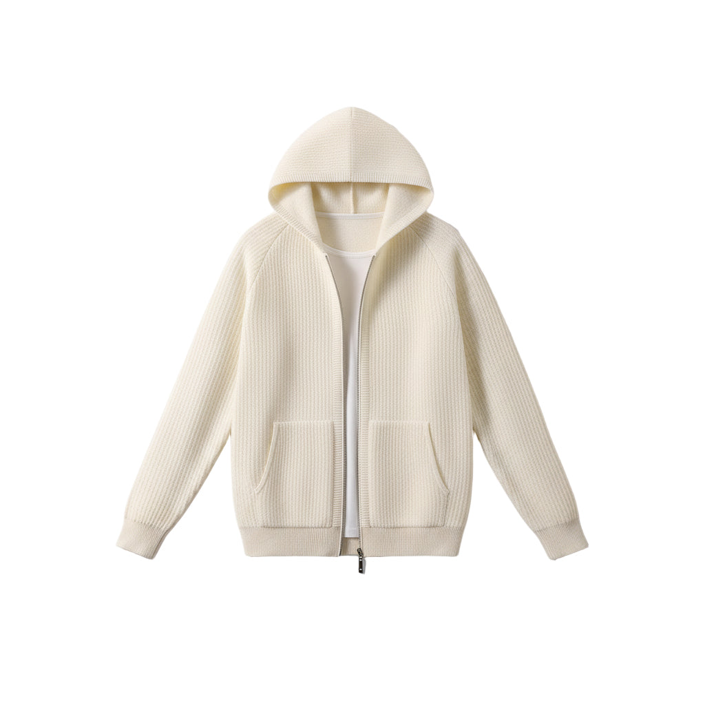 Ambrio Wool Cardigan | Noir Essence Collection