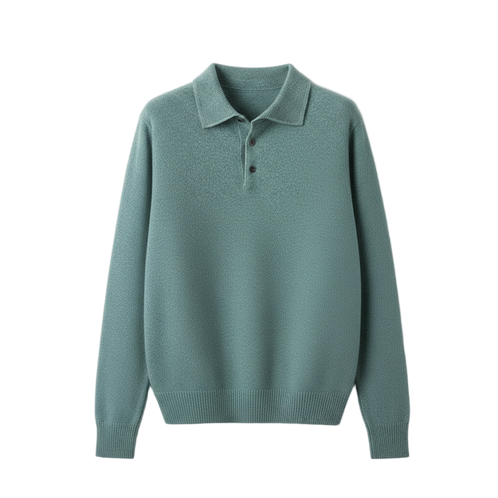 Sérénité Wool Pullover I Noir Essence Collection