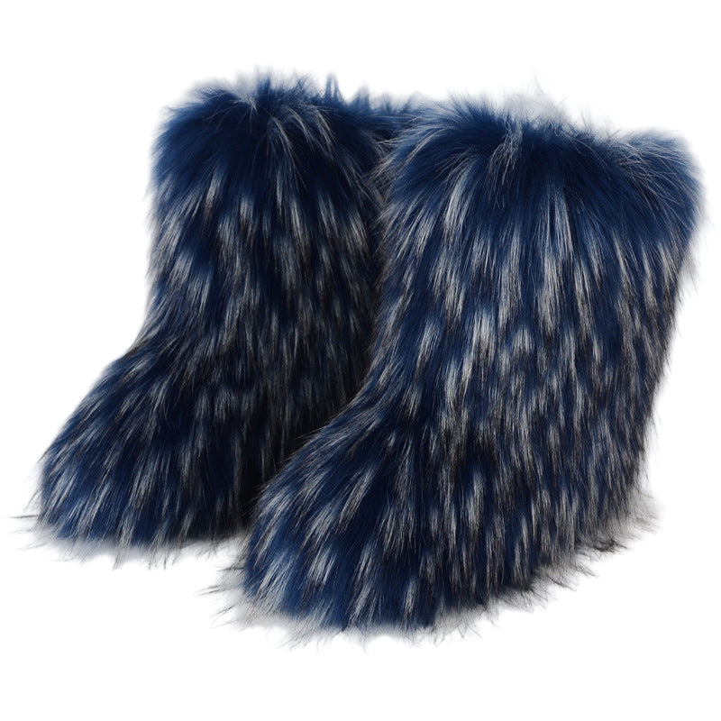 Lyra Furry Snow Boots | Celeste Collection