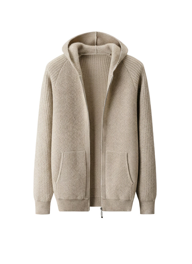 Ambrio Wool Cardigan | Noir Essence Collection