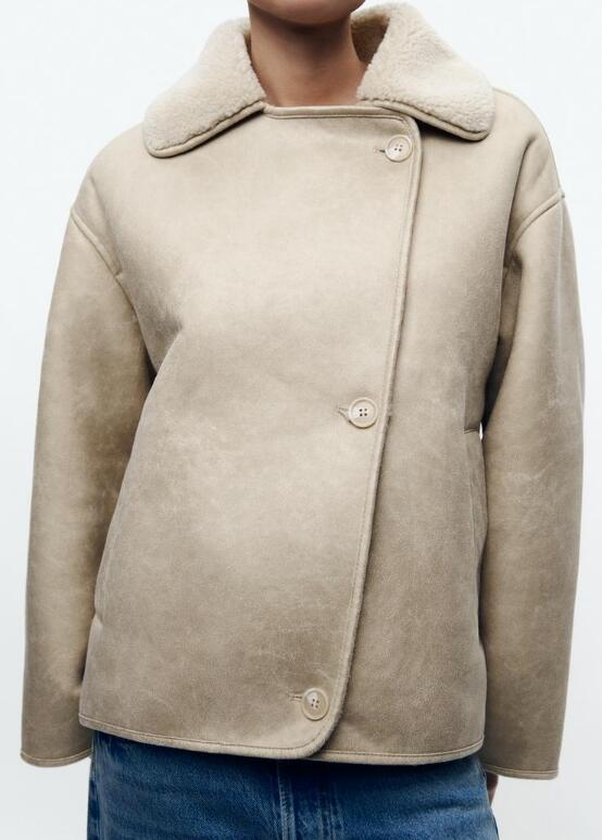 Aurelia Double Sided Fur Jacket | Celeste Collection