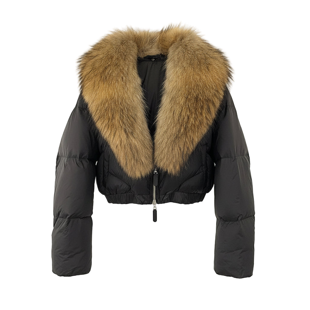 Astraéa Cropped Down Jacket | Celeste Collection