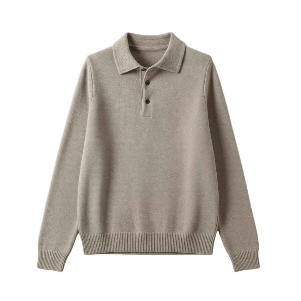 Sérénité Wool Pullover I Noir Essence Collection