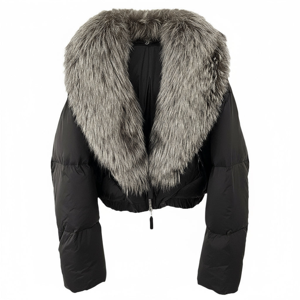 Astraéa Cropped Down Jacket | Celeste Collection