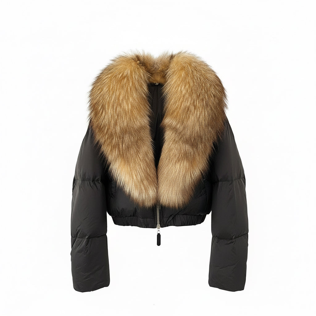 Astraéa Cropped Down Jacket | Celeste Collection