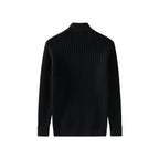 Soren Zipped Sweater | Noir Essence Collection