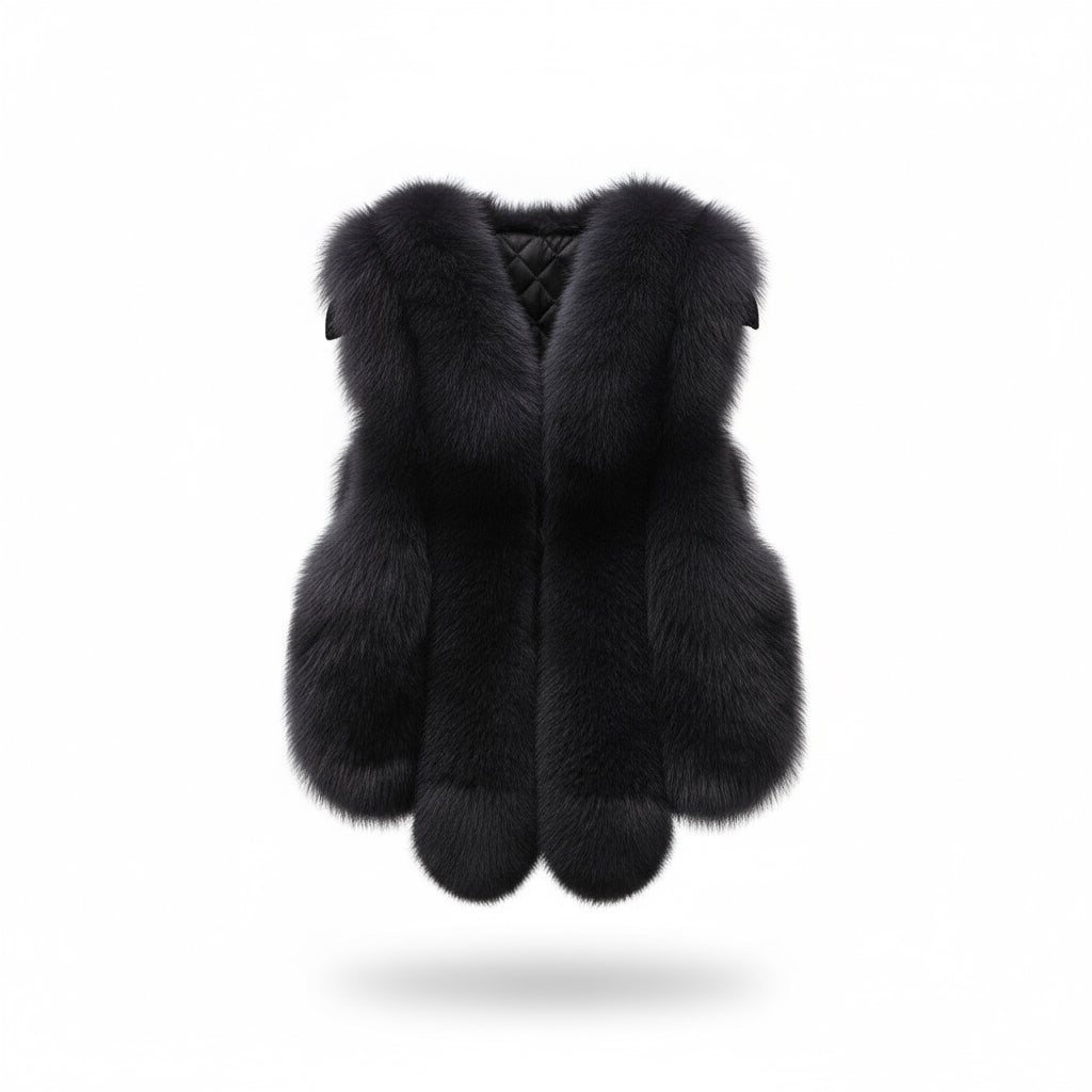 Celeste Élodie Faux Fur Vest | Celeste Collection