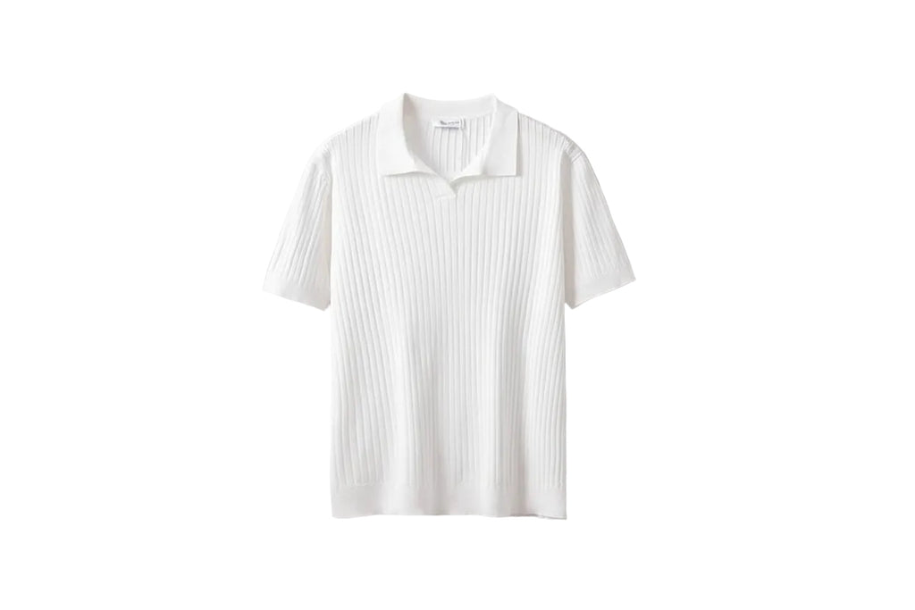 SENTA Striped Polo Shirt | Noir Essence Collection