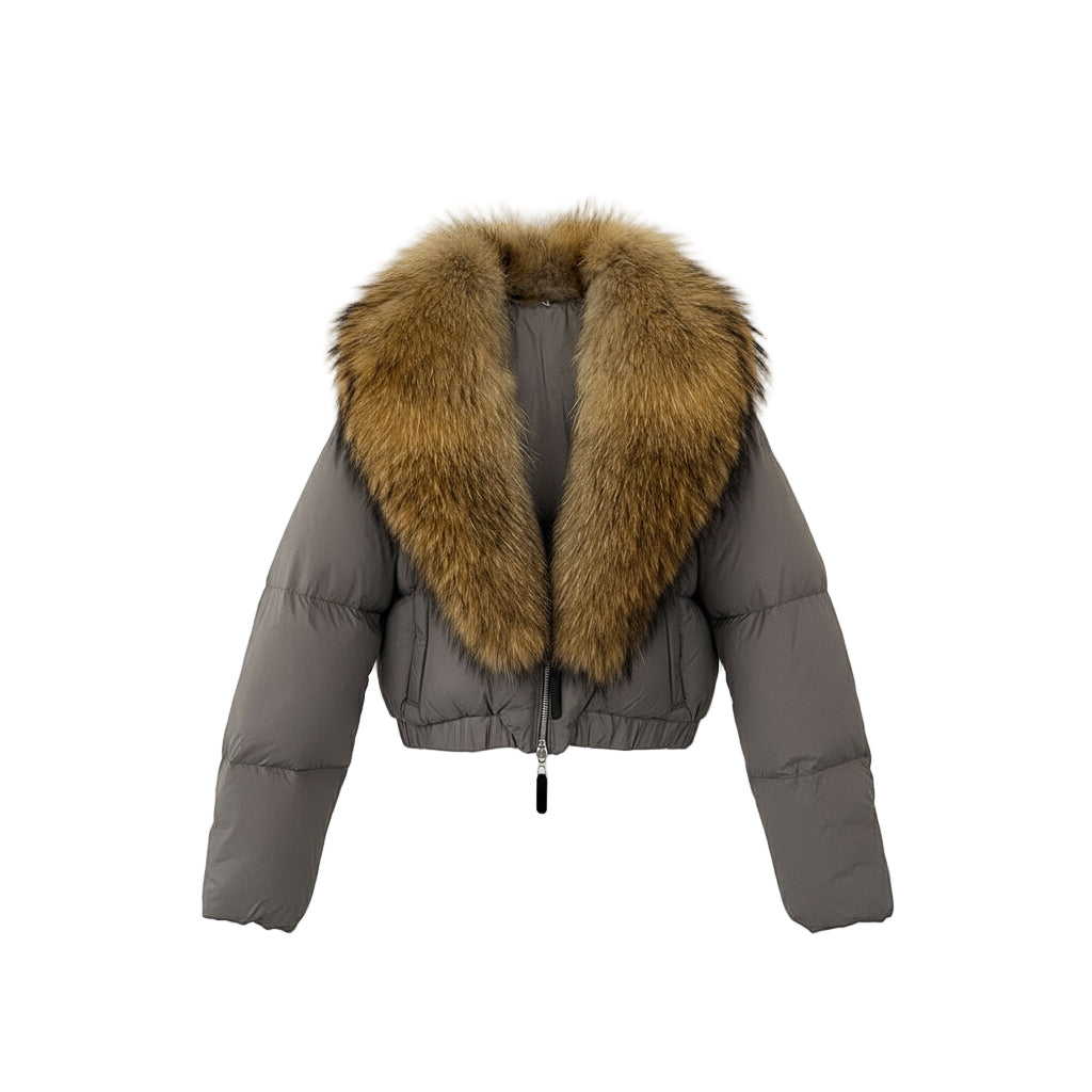Astraéa Cropped Down Jacket | Celeste Collection