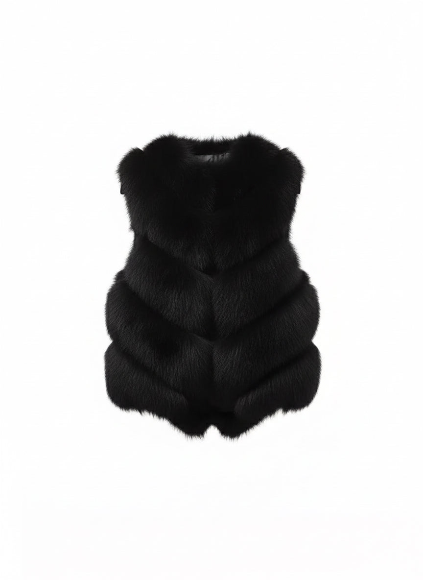 Celeste Élodie Faux Fur Vest | Celeste Collection
