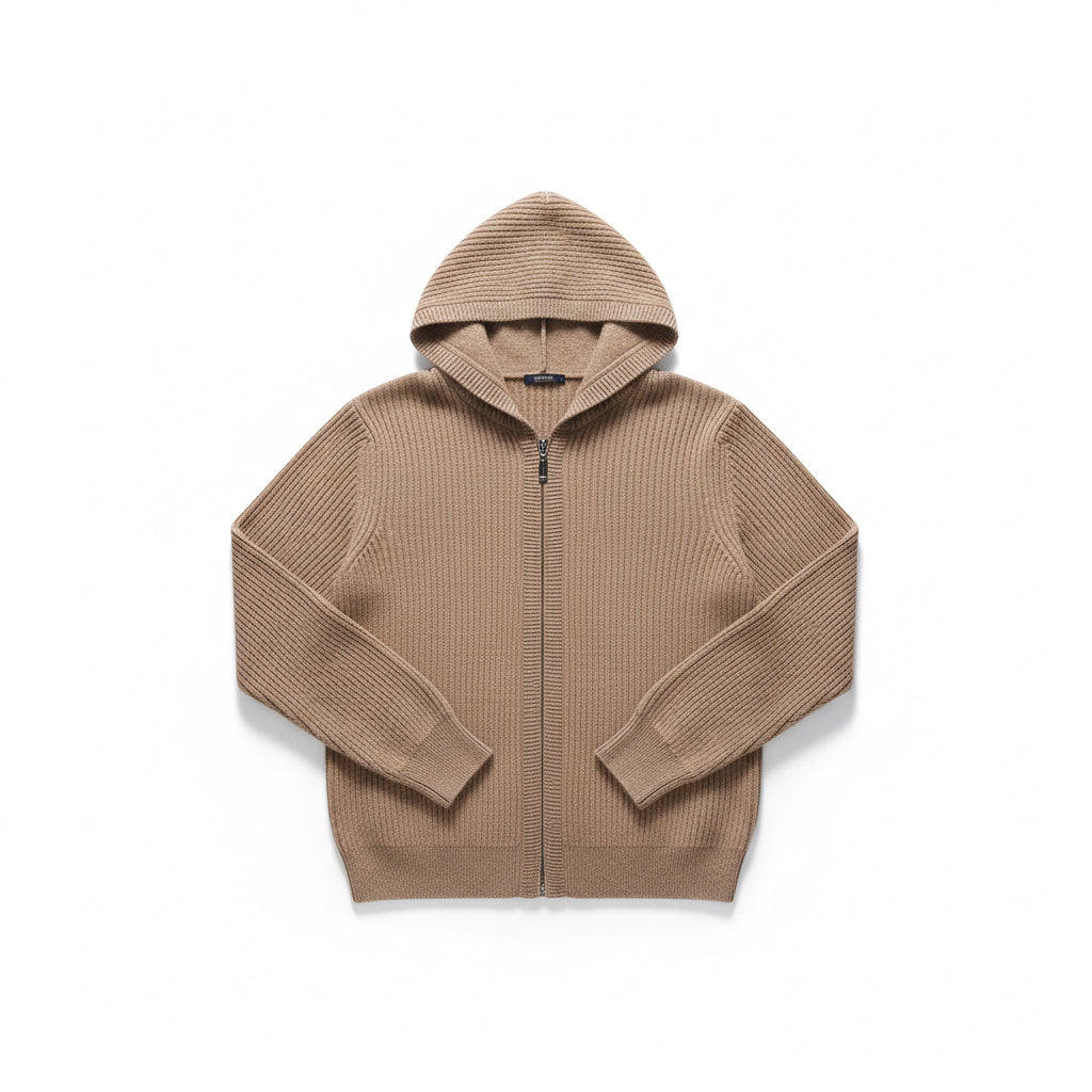 Ambrio Wool Cardigan | Noir Essence Collection