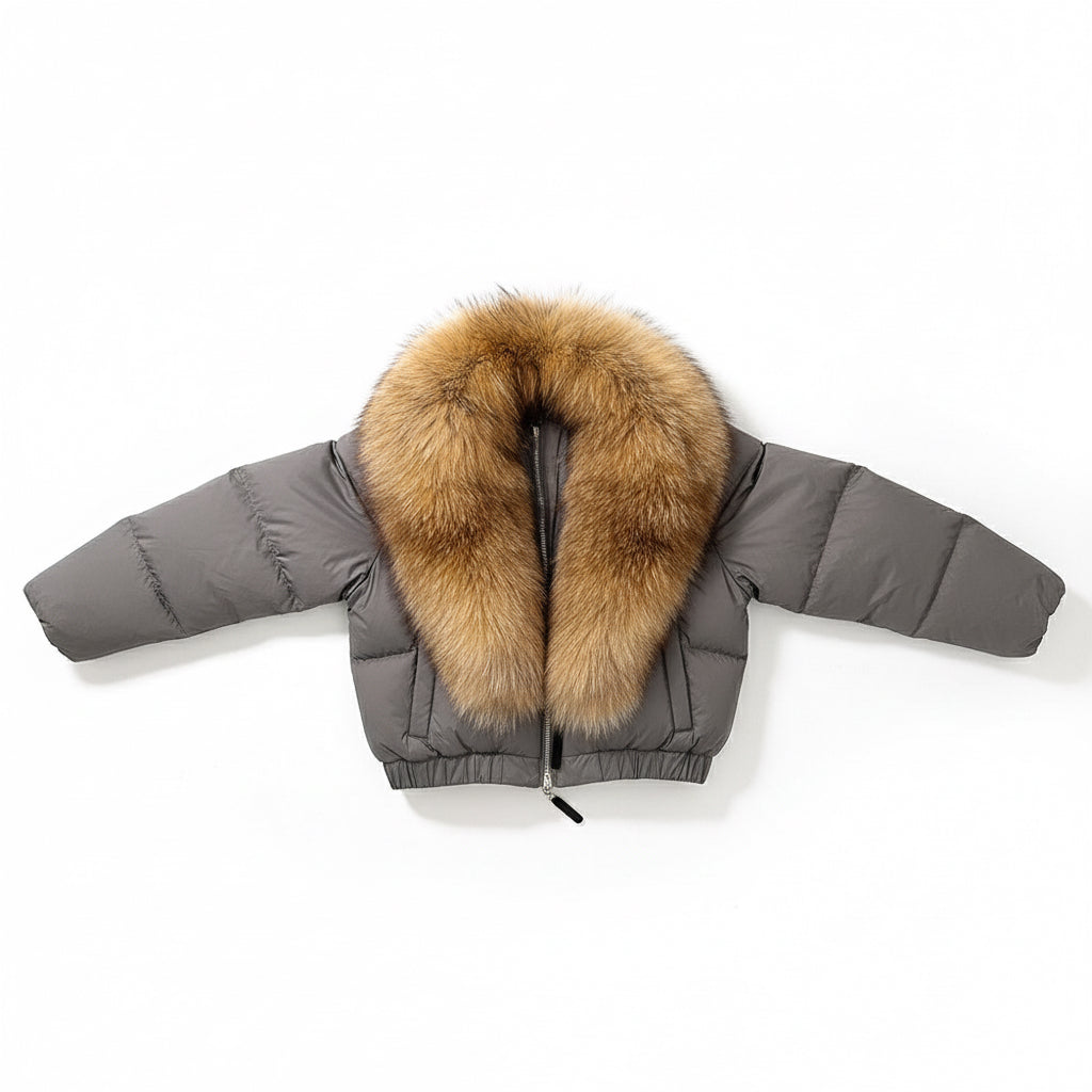 Astraéa Cropped Down Jacket | Celeste Collection