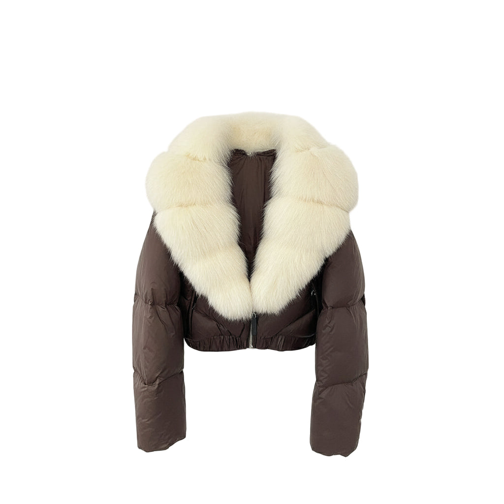 Astraéa Cropped Down Jacket | Celeste Collection