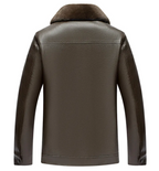 Lucent Soren Leather Jacket | Noir Essence Collection