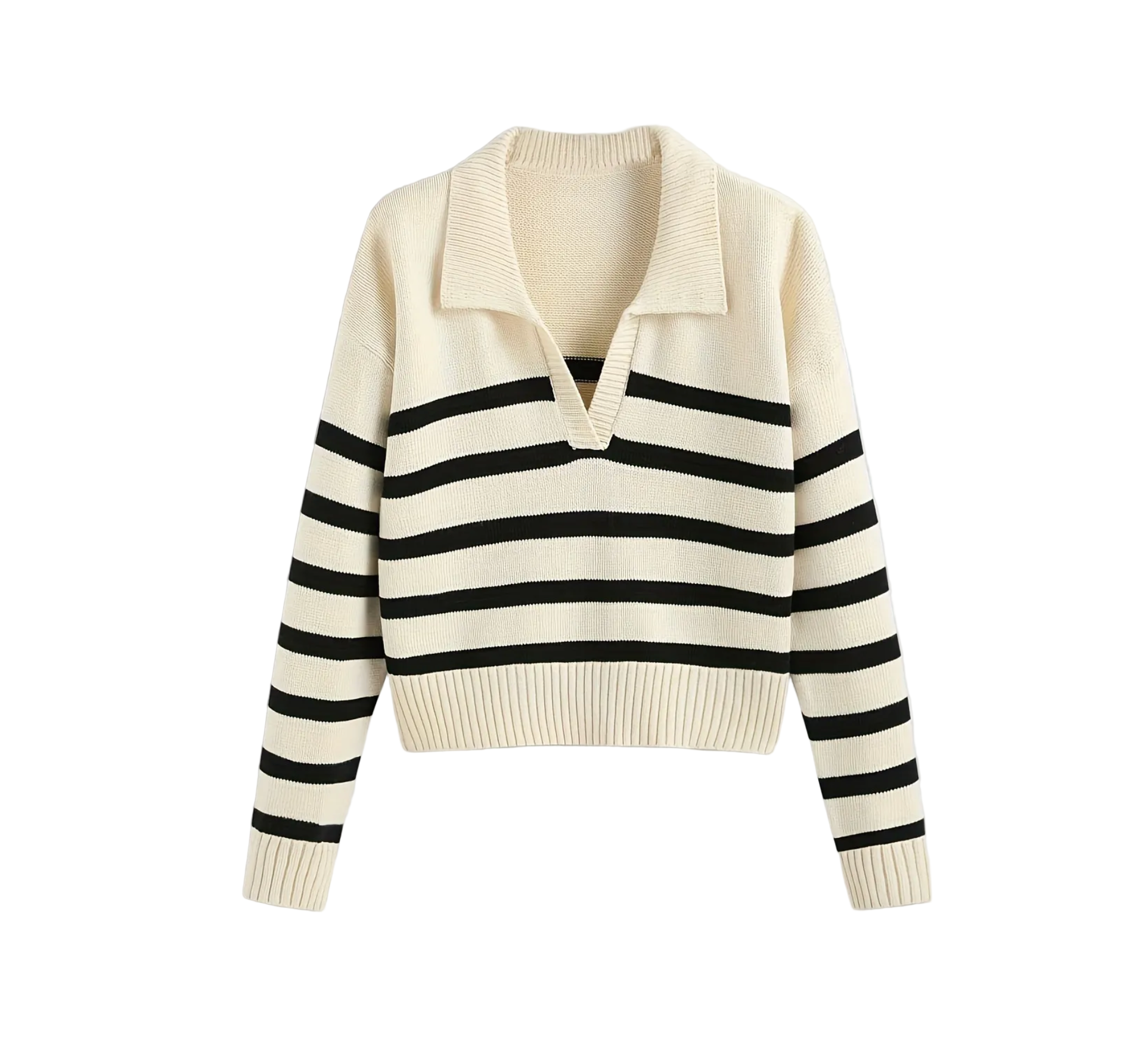 Vinura Striped Wool Sweater | Celeste Collection