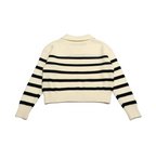 Vinura Striped Wool Sweater | Celeste Collection