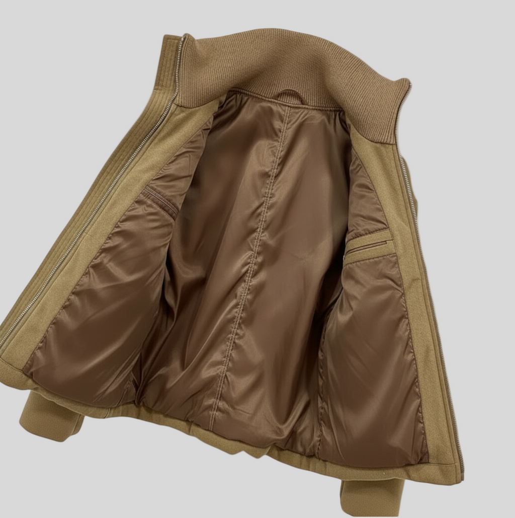 Claudine Cashmere Down Jacket | Celeste Collection