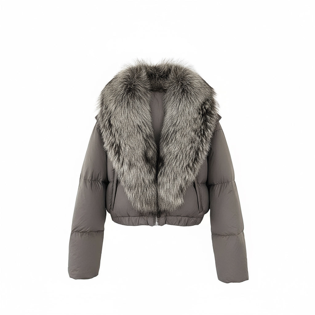 Astraéa Cropped Down Jacket | Celeste Collection