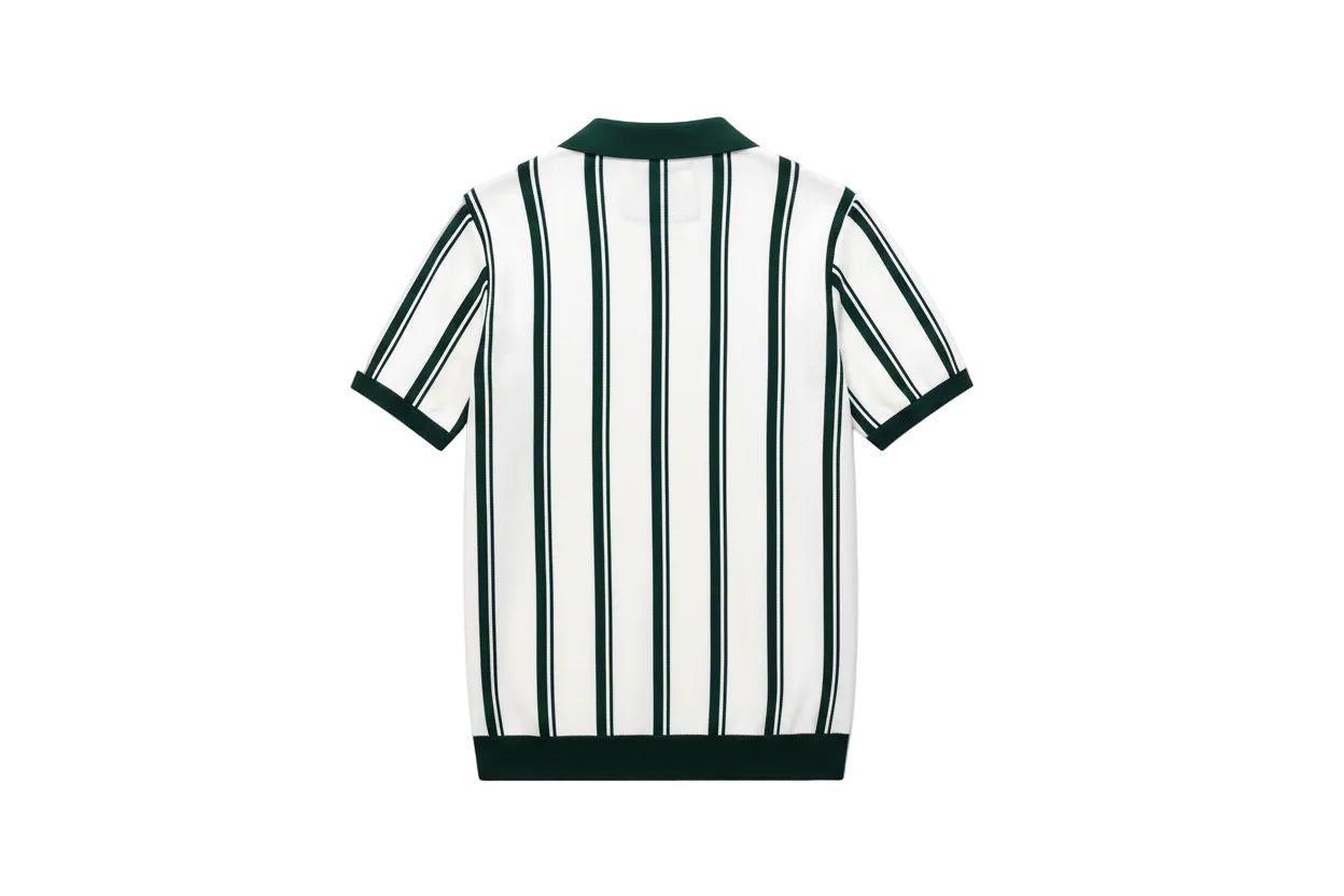 André Striped Polo Shirt | Noir Essence Collection