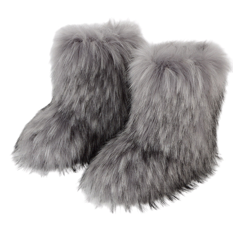 Lyra Furry Snow Boots | Celeste Collection