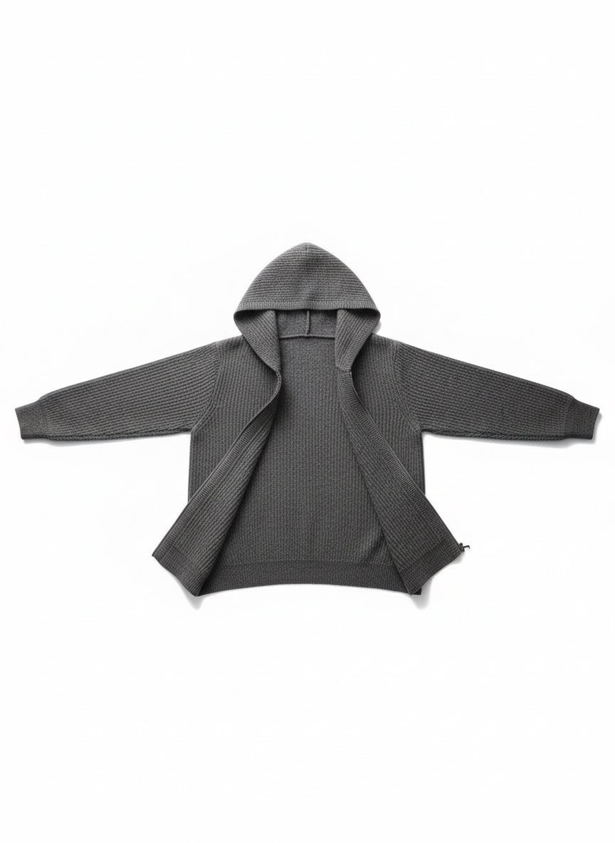 Ambrio Wool Cardigan | Noir Essence Collection