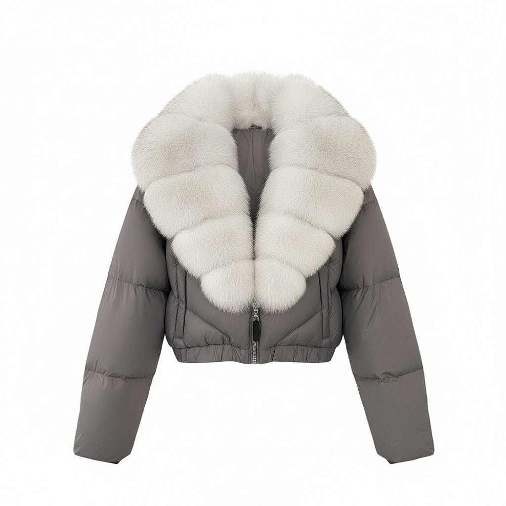 Astraéa Cropped Down Jacket | Celeste Collection
