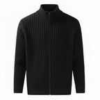 Soren Zipped Sweater | Noir Essence Collection