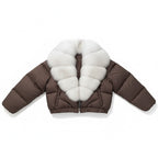 Astraéa Cropped Down Jacket | Celeste Collection