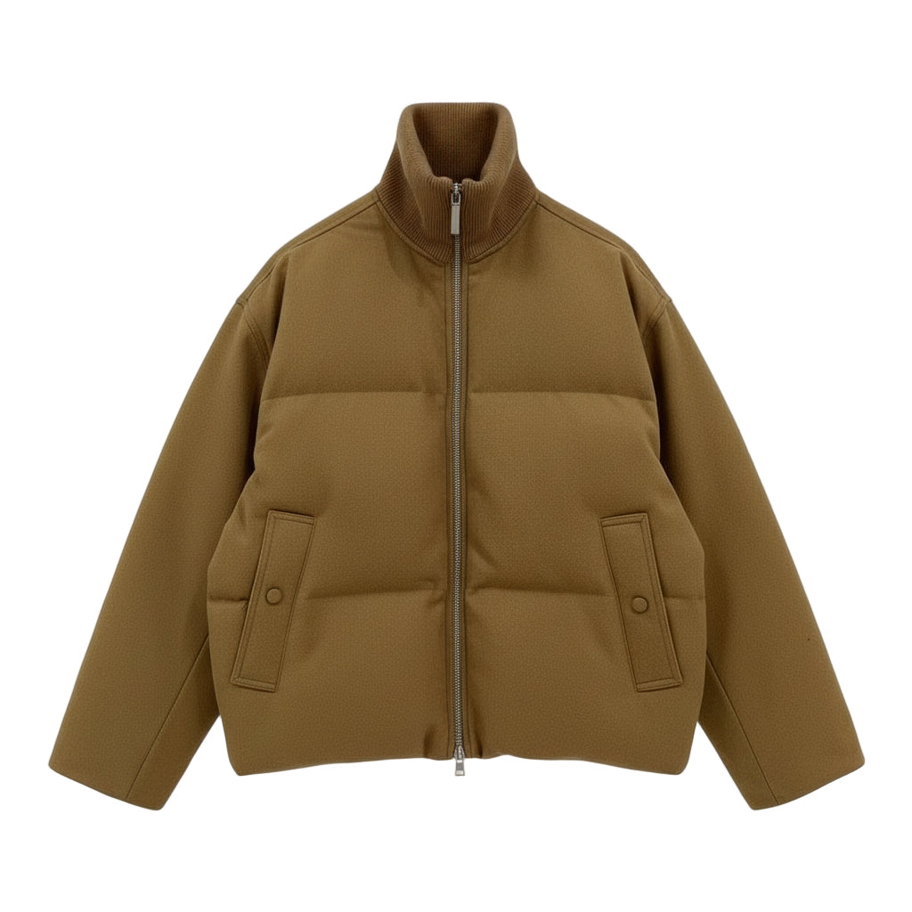 Claudine Cashmere Down Jacket | Celeste Collection