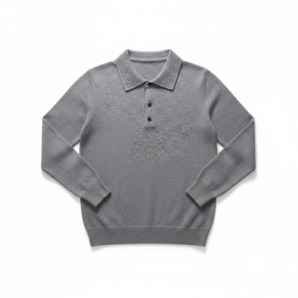 Sérénité Wool Pullover I Noir Essence Collection