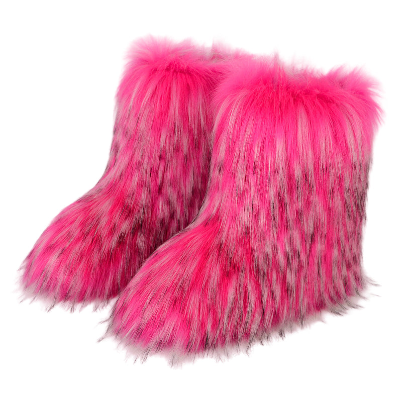 Lyra Furry Snow Boots | Celeste Collection